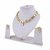 Kalavi Latest Design Gold Alloy Kundan Necklace Set with Earrings for Women/Party wear Jewellery Set with Earrings