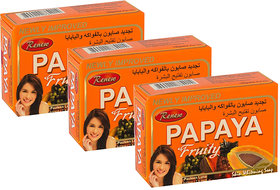 Renew Papaya Fruity Soap - 135g (Pack Of 3)