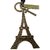 Antique Vintage Men's Jewellery Adjustable Pendant Necklace Men , unisex Long Brown Leather Chain Eiffel Style