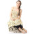 Style Homez Round Cotton Canvas Abstract Printed Bean Bag Ottoman Stool Large Cover Only, Heena Color