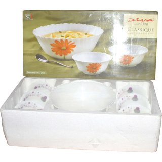 Buy LaOpala DIVA DAZZLE PURPLE Dessert Set Ceramic Bowl Set Online 1530 from ShopClues
