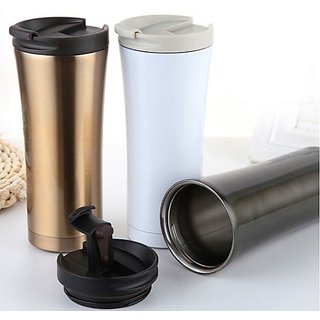 Right traders 1pc 480ML Double Wall Stainless Steel Coffee Thermos Cups Mugs Thermal Bottle