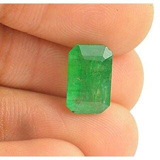 Buy Emerald Stone 7.25 Ratti Cultured Precious Panna Gemstone
