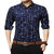 Singularity Products Navy Trendy Check Cotton Shirt