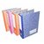 Box File, 3D Floral Executive/Corporate Series Fc Lever Arch File - Assorted Colors - Pack Of 4