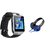 CUBA DZ09 Smart Watch & Extra Extra Bass Headphones for SAMSUNG GALAXY NOTE 4 DUOS