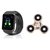 ETN GT08 Smart Watch And Metal Spinner (Hand Spinner) for SONY xperia z2a.