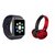 ZEMINI GT08 Smart Watch And Headphone (Extra Bass XB650 Headphone) for LG VU 3