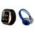 MIRZA GT08 Smart Watch And Bluetooth Headphone (J.B.L_881C Headphone) for GIONEE ELIFE S7
