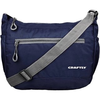 CRAFTLY Men and Women casual Black Polyester STYLIST sling bag