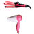 Skycandle combo of Hair Straightener Pink PN- 2009 and Hair Dryer NV-1290