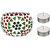 PeepalComm Hand made Glass T-light Candle Holder set of 2 with 4 Tlight Candle free for Birthday Diwali Hotel spa(7x7cm)