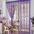 HomeStore-YEP 2 Piece Heart Door Curtains (Purple)