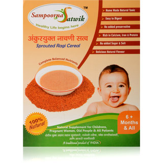 Sampoorna Satwik Sprouted Ragi Cereal, 200gm