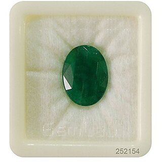                       Bhairawgems Natural Emerald Panna 10.25 to 10.50 RATTI Certified Loose Gemstone                                              