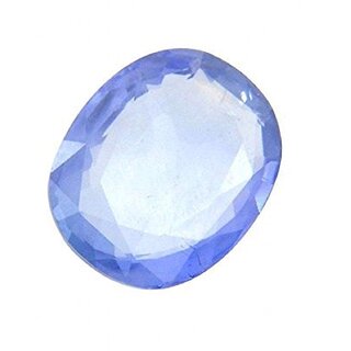                       Bhairawgems Blue Sapphire Mined Neelam Gemstone 4 Carat .                                              