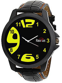 Radius Men Black Analog Watch (R-9)