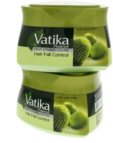 Imported Vatika Naturals Hair Fall Control Hair Styling Cream - 140 GM (Made in Europe) Pack of 2