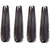 GaDinStylo Set of 4, 42Inchs Black Hair Parandi for Wedding Accessories