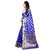 Adyah Enterprise Blue Banarasi Silk Saree_6143