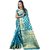Adyah Enterprise Turquoise Banarasi Silk Saree_6146