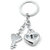Faynci Fashion Key of the true Heart Lock Love universal Key Chain for Gifting for Valentine Day/Birthday/Friendship Day