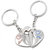 Faynci Love you inter connecting couple love Key Chain Gifting for Valentine Day/Birthday