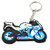 Faynci Premium Quality Silicone KTM RC8 Sky Blue White Bike Shape Logo Key Chain for Bike Lover