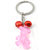 Faynci Friend Printed Cute Doll with two ghungroo Key Chain for Gifting for Valentine Day/Birthday/Friendship Day