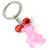 Faynci Friend Printed Cute Doll with two ghungroo Key Chain for Gifting for Valentine Day/Birthday/Friendship Day