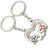 Faynci Love You Romantic Couple Key Chain for Gifting for Valentine Day/Birthday/Friendship Day