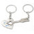 Faynci Universal Love Key Heart and Arrow Couple Key Chain for lover Gifting for Valentine Day/Birthday/Friendship Day