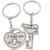 Faynci Miss You Heart Lock with Love You Universal Love Key Couple Key Chain for Gifting Valentine Day/Birthday/Friendship Day
