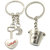 Faynci Romantic Bucket Love Heart Pair High Quality Couple Key Chain for Gifting Valentine Day/Birthday/Friendship Day