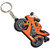 Faynci Yamaha Bike Logo Orange SyntheticPVC soft Key Chain
