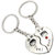 Faynci Best Friend Magnetic High Quality Key Chain Gifting for Valentine Day/Birthday /Friendship