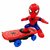 SHRIBOSSJI Spiderman Electronic Stunt Scooter Skateboard 360 Rotation With Sound for kids with best quality(multicolor)