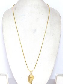 Golden Mango Pendant Chain Necklace