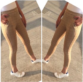 Color Check's Stretchable Pants / Jeggings /Gym Wear /Yoga Wear /Casual Wear /Sport's Wear