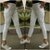 Seller Imported White Color Check's Stretchable Pants / Jeggings /Gym Wear /Yoga Wear /Casual Wear /Sport's Wear