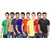 KETEX Men's Multicolor Round Neck T-shirt
