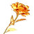 24K Artificial Rose for Birthday and Anniversary, 10 Inches( Golden)
