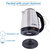 Blue Sapphire Stainless Steel 1.8 L 1000-1500 Watt Electric Kettle With Manufacturer Warranty Of 1 Year