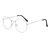Royal Son Round Sunglasses For Men and Women (RS0021DP-SF|50|Transparent Lens)