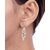 Voylla CZ Gold Drop Leaf Earrings For Women