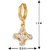 Voylla Diamond Shaped Gold Plated Earrings For Women