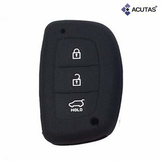ACUTAS Car 3 Buttons Silicone Key Case Key Fob Cover Case For Hyundai i30 IX35 Elantra Verna Tucson