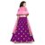 Dwarkesh Fashion Women's Designer Rani Color Embroidered Lehenga Choli With Net Dupatta (df-006rani)