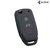 ACUTAS Silicone 3 Buttons Car Flip Key Case Cover Skin Protector for TATA Safari Storm Bolt Zest