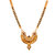 Xoonic Mangalsutra with Beautiful Gold Plated and Meena Work Brass Pendant 28 Inches Long-MS-40-TL-GBG